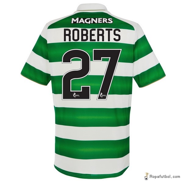 Camiseta Celtic Replica Primera Ropa Roberts 2016/17 Verde